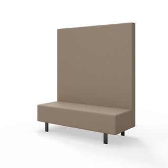 Sittmodul Snake 150 med metallben, hög rygg SH43