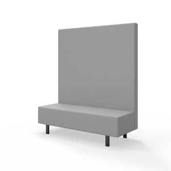 Sittmodul Snake 150 med metallben, hög rygg SH43