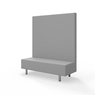 Sittmodul Snake 150 med metallben, hög rygg SH43