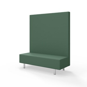 Sittmodul Snake 150 med metallben, hög rygg SH43