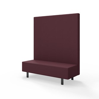 Sittmodul Snake 150 med metallben, hög rygg SH43