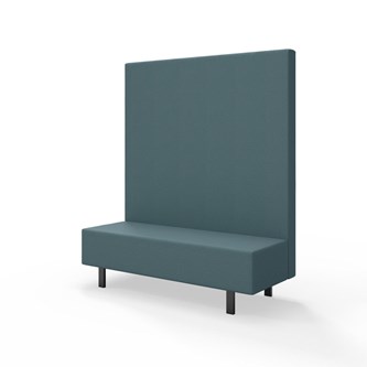 Sittmodul Snake 150 med metallben, hög rygg SH43