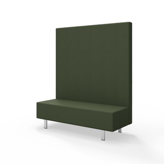 Sittmodul Snake 150 med metallben, hög rygg SH43