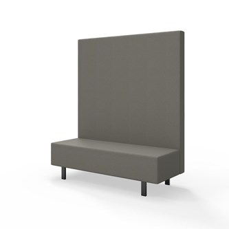 Sittmodul Snake 150 med metallben, hög rygg SH43