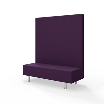 Sittmodul Snake 150 med metallben, hög rygg SH43