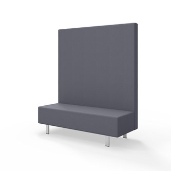 Sittmodul Snake 150 med metallben, hög rygg SH43