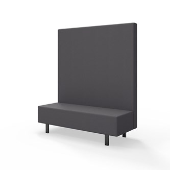 Sittmodul Snake 150 med metallben, hög rygg SH43