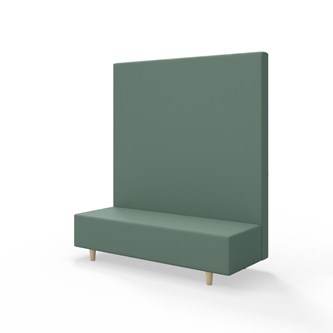 Sittmodul Snake 150 med träben, hög rygg SH37,5