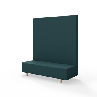 Sittmodul Snake 150 med träben, hög rygg SH37,5