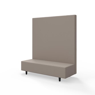 Sittmodul Snake 150 med träben, hög rygg SH37,5