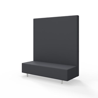 Sittmodul Snake 150 med träben, hög rygg SH37,5