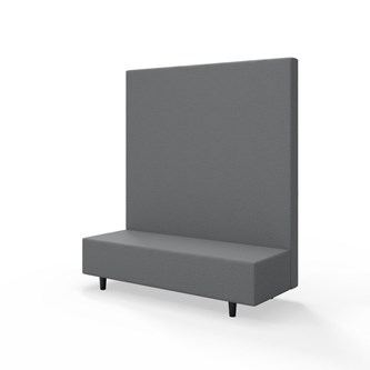 Sittmodul Snake 150 med träben, hög rygg SH37,5