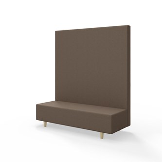 Sittmodul Snake 150 med träben, hög rygg SH37,5