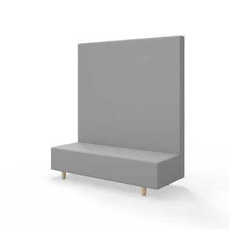 Sittmodul Snake 150 med träben, hög rygg SH37,5