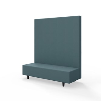 Sittmodul Snake 150 med träben, hög rygg SH37,5