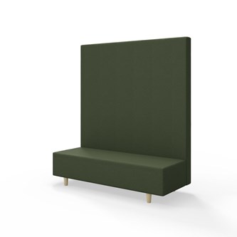 Sittmodul Snake 150 med träben, hög rygg SH37,5