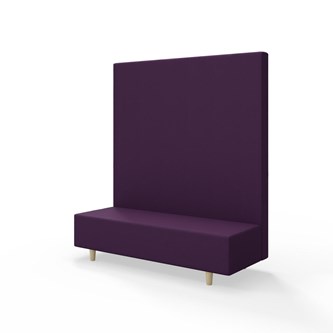 Sittmodul Snake 150 med träben, hög rygg SH37,5