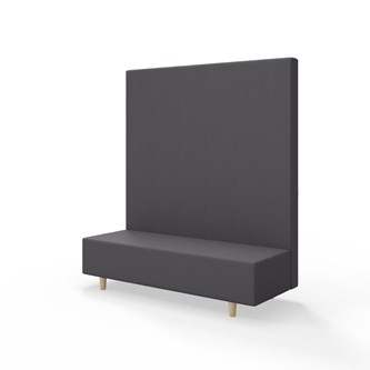 Sittmodul Snake 150 med träben, hög rygg SH37,5