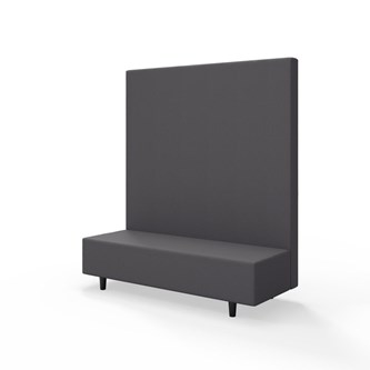 Sittmodul Snake 150 med träben, hög rygg SH37,5