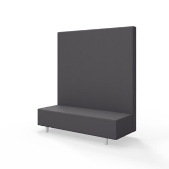 Sittmodul Snake 150 med träben, hög rygg SH37,5