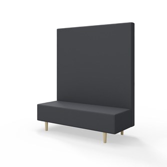 Sittmodul Snake 150 med träben, hög rygg SH43