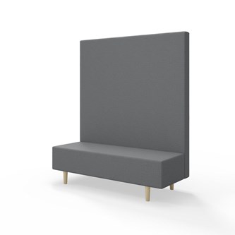 Sittmodul Snake 150 med träben, hög rygg SH43