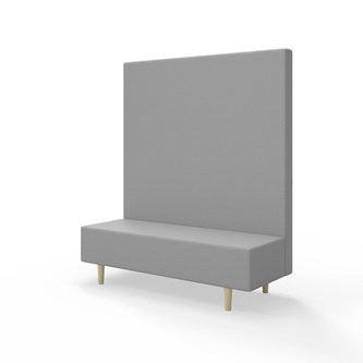 Sittmodul Snake 150 med träben, hög rygg SH43