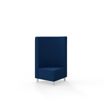 Hörnmodul Snake 90 grader med träben, mellanhög rygg SH37,5