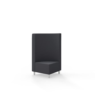 Hörnmodul Snake 90 grader med träben, mellanhög rygg SH37,5