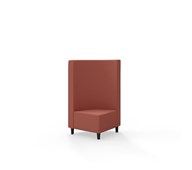 Hörnmodul Snake 90 grader med träben, mellanhög rygg SH37,5