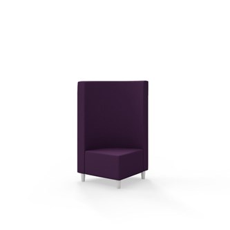 Hörnmodul Snake 90 grader med träben, mellanhög rygg SH37,5