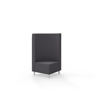 Hörnmodul Snake 90 grader med träben, mellanhög rygg SH37,5