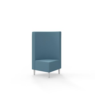 Hörnmodul Snake 90 grader med träben, mellanhög rygg SH43