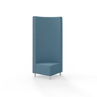 Hörnmodul Snake 90 grader med träben, hög rygg SH37,5