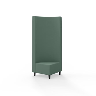 Hörnmodul Snake 90 grader med träben, hög rygg SH37,5