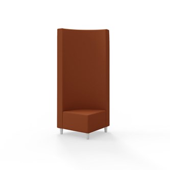 Hörnmodul Snake 90 grader med träben, hög rygg SH37,5