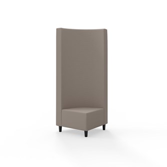 Hörnmodul Snake 90 grader med träben, hög rygg SH37,5