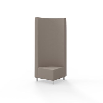 Hörnmodul Snake 90 grader med träben, hög rygg SH37,5