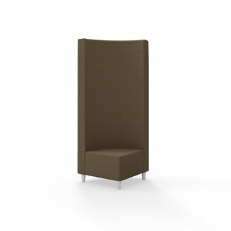 Hörnmodul Snake 90 grader med träben, hög rygg SH37,5