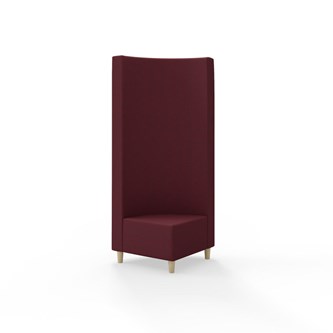 Hörnmodul Snake 90 grader med träben, hög rygg SH37,5