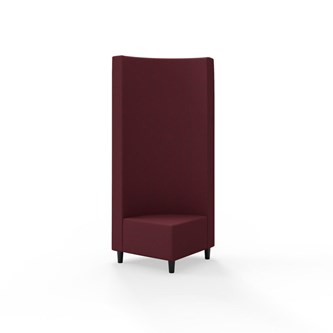 Hörnmodul Snake 90 grader med träben, hög rygg SH37,5