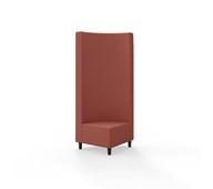 Hörnmodul Snake 90 grader med träben, hög rygg SH37,5