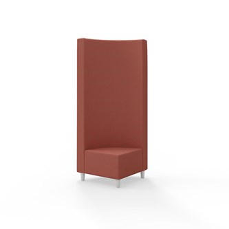 Hörnmodul Snake 90 grader med träben, hög rygg SH37,5