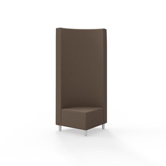 Hörnmodul Snake 90 grader med träben, hög rygg SH37,5