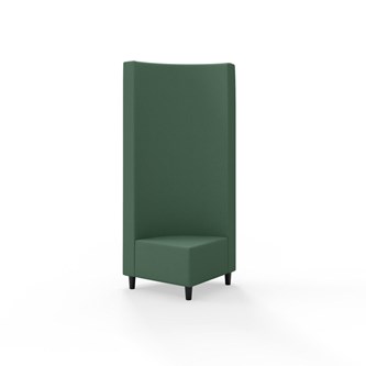 Hörnmodul Snake 90 grader med träben, hög rygg SH37,5