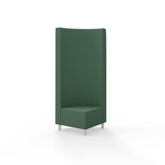 Hörnmodul Snake 90 grader med träben, hög rygg SH37,5