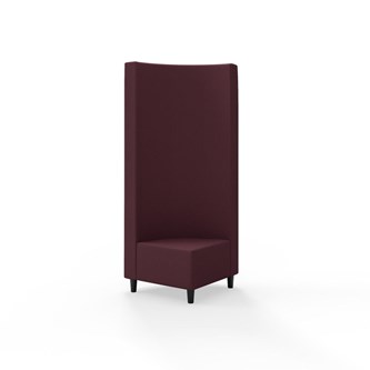 Hörnmodul Snake 90 grader med träben, hög rygg SH37,5