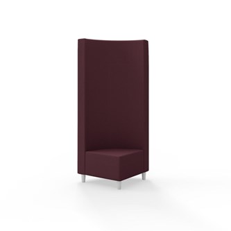 Hörnmodul Snake 90 grader med träben, hög rygg SH37,5