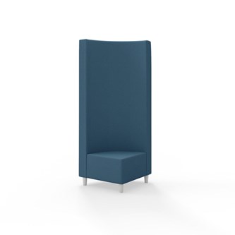 Hörnmodul Snake 90 grader med träben, hög rygg SH37,5