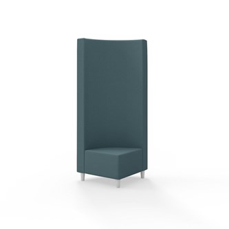 Hörnmodul Snake 90 grader med träben, hög rygg SH37,5